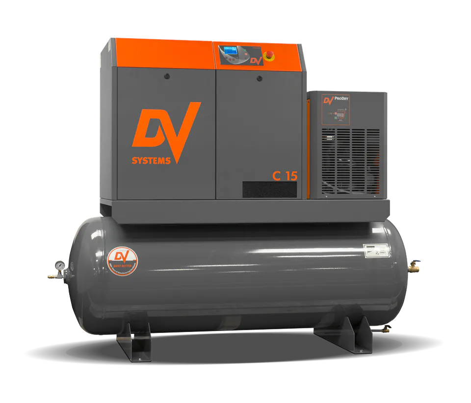 Compresseur à vis DV Systems C15 — 10 à 15 HP